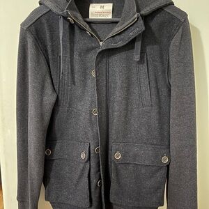 Banana Republic Heritage Men's Black Jacket EUC Size M